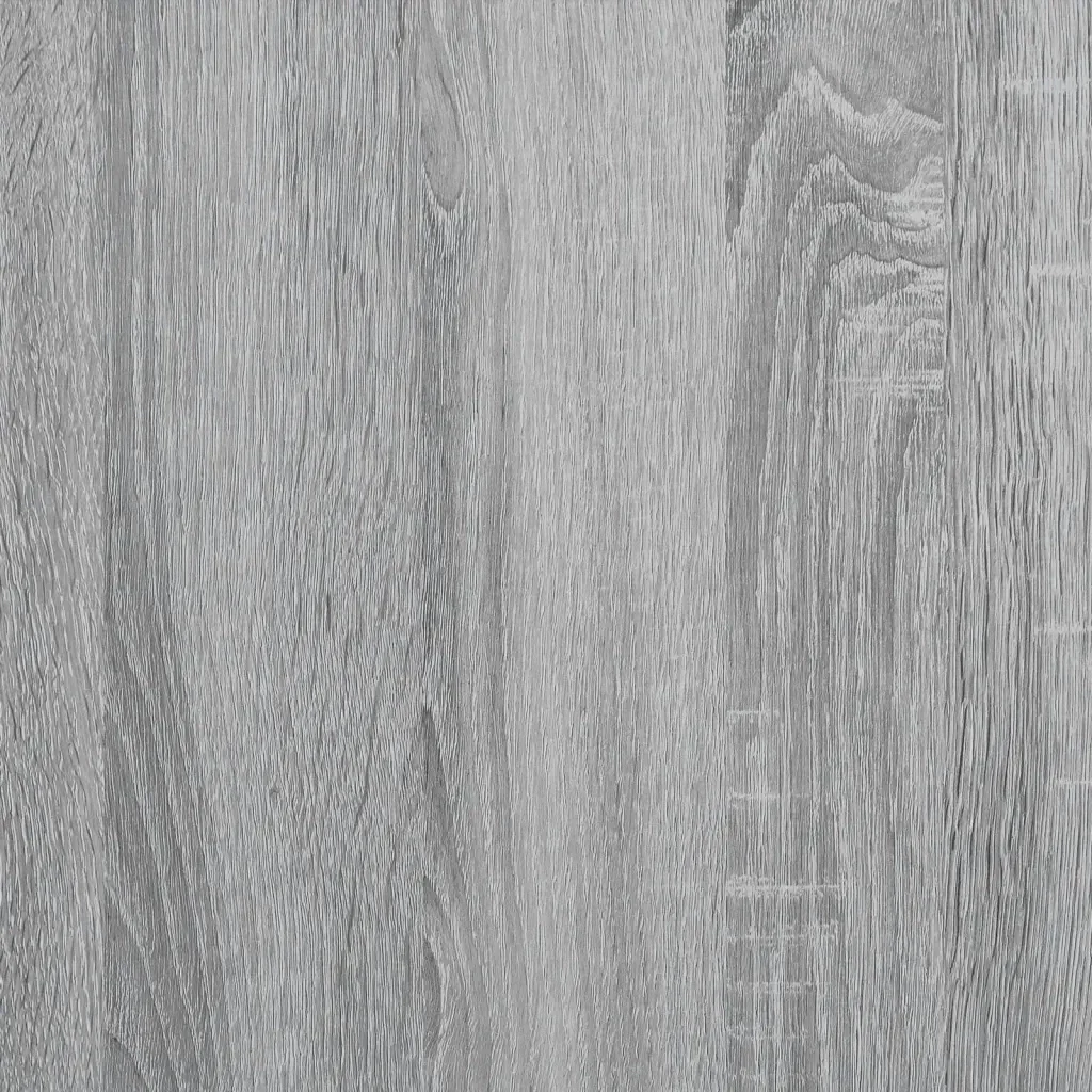 Letto matrimoniale | Letto per adulti | Giroletto Cassetti Grigio Sonoma 200x200 cm Legno Multistrato - Image 9