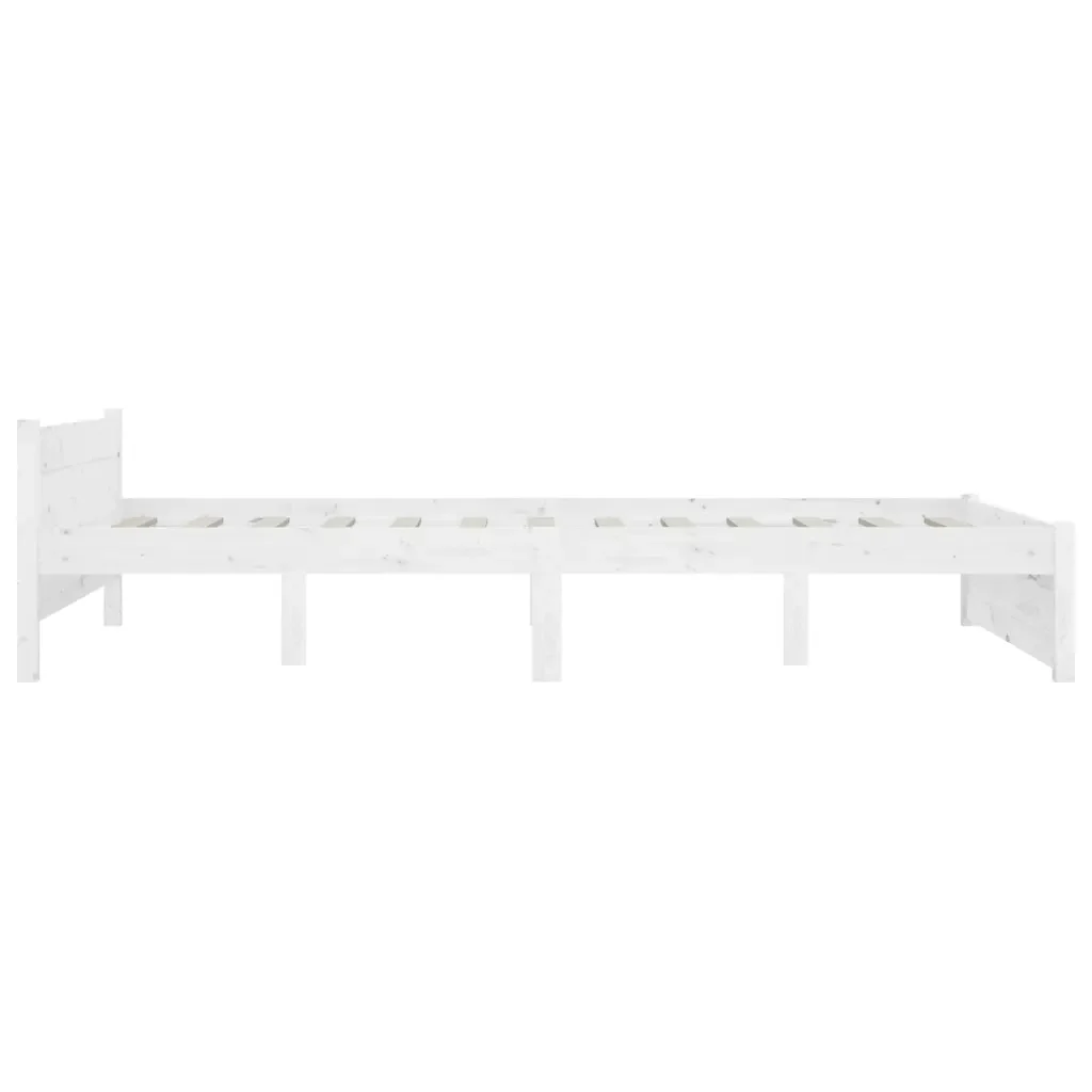 Letto matrimoniale | Letto per adulti | Giroletto con Cassetti Bianco 120x200 cm - Image 6