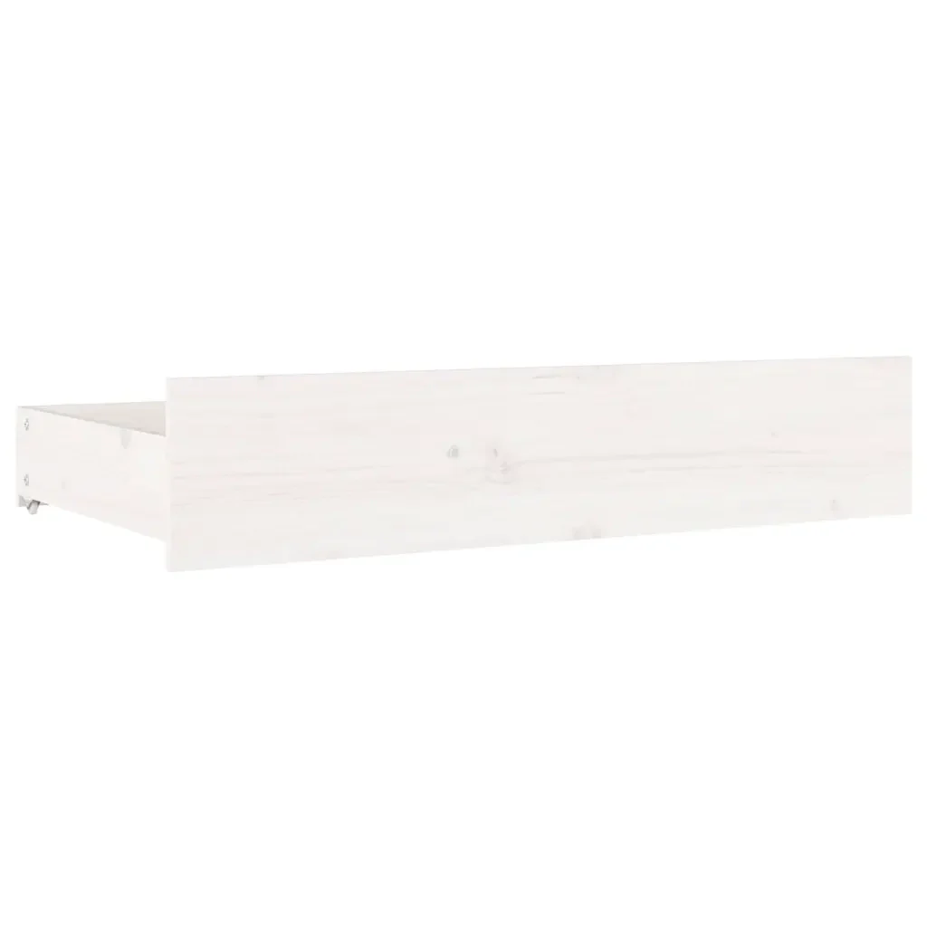 Letto matrimoniale | Letto per adulti | Giroletto con Cassetti Bianco 140x190 cm - Image 8