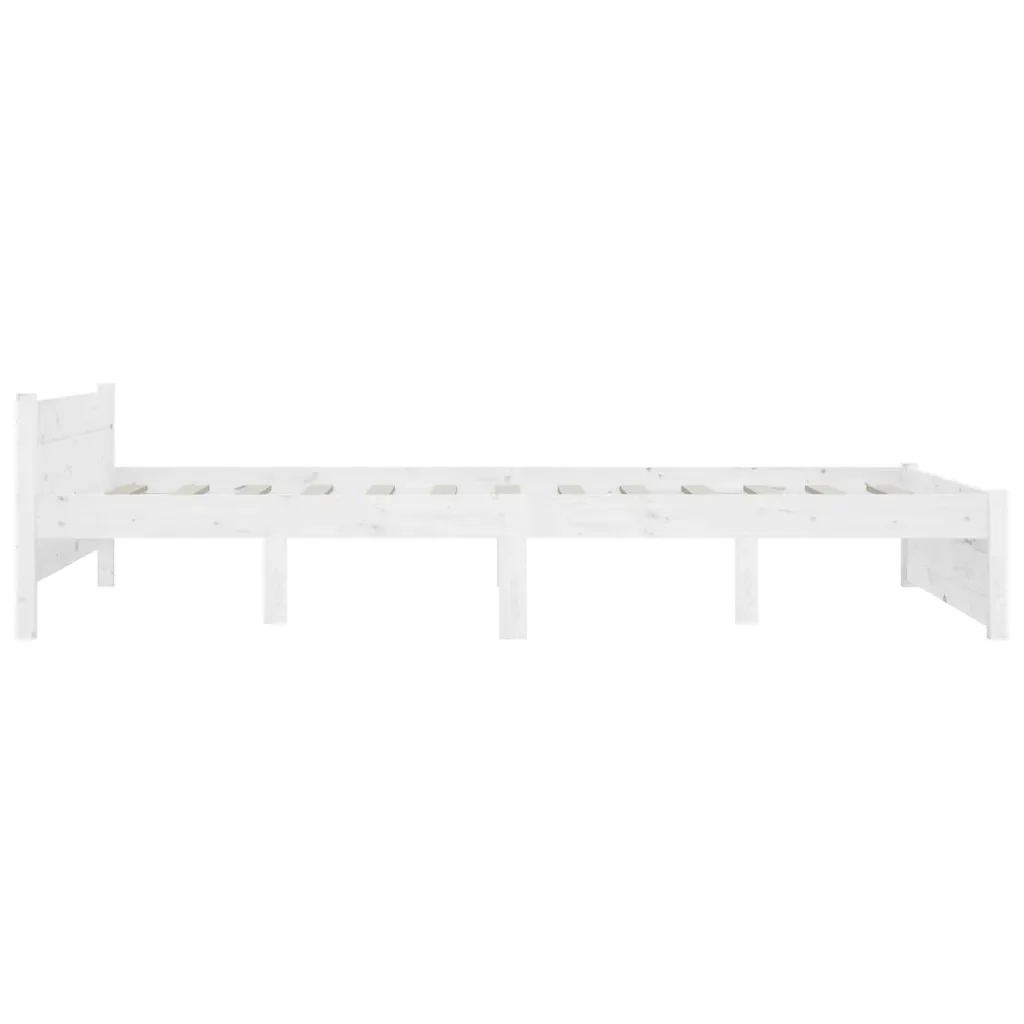 Letto matrimoniale | Letto per adulti | Giroletto con Cassetti Bianco 140x200 cm - Image 6