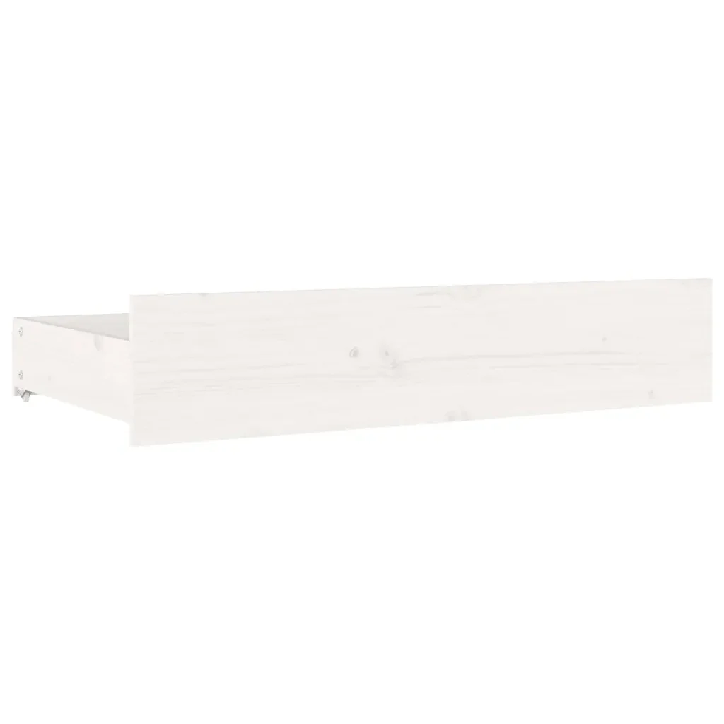 Letto matrimoniale | Letto per adulti | Giroletto con Cassetti Bianco 150x200 cm Super King - Image 8