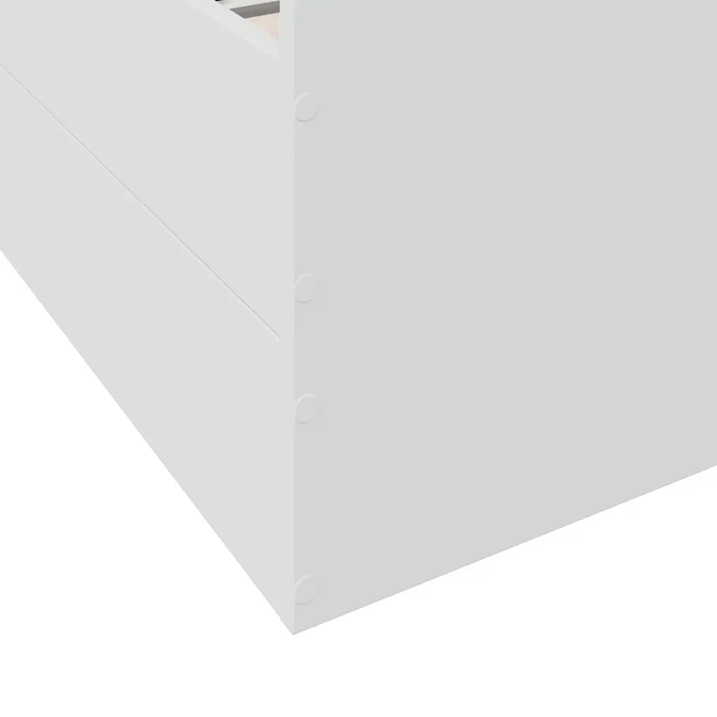 Letto matrimoniale | Letto per adulti | Giroletto con Cassetti Bianco 160x200 cm in Legno Multistrato - Image 9
