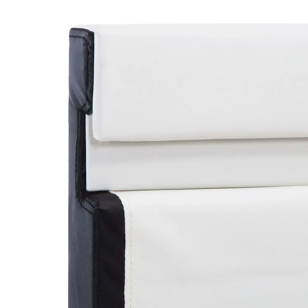 Letto matrimoniale | Letto per adulti | Giroletto con LED Bianco in Similpelle 160x200 cm - Image 6