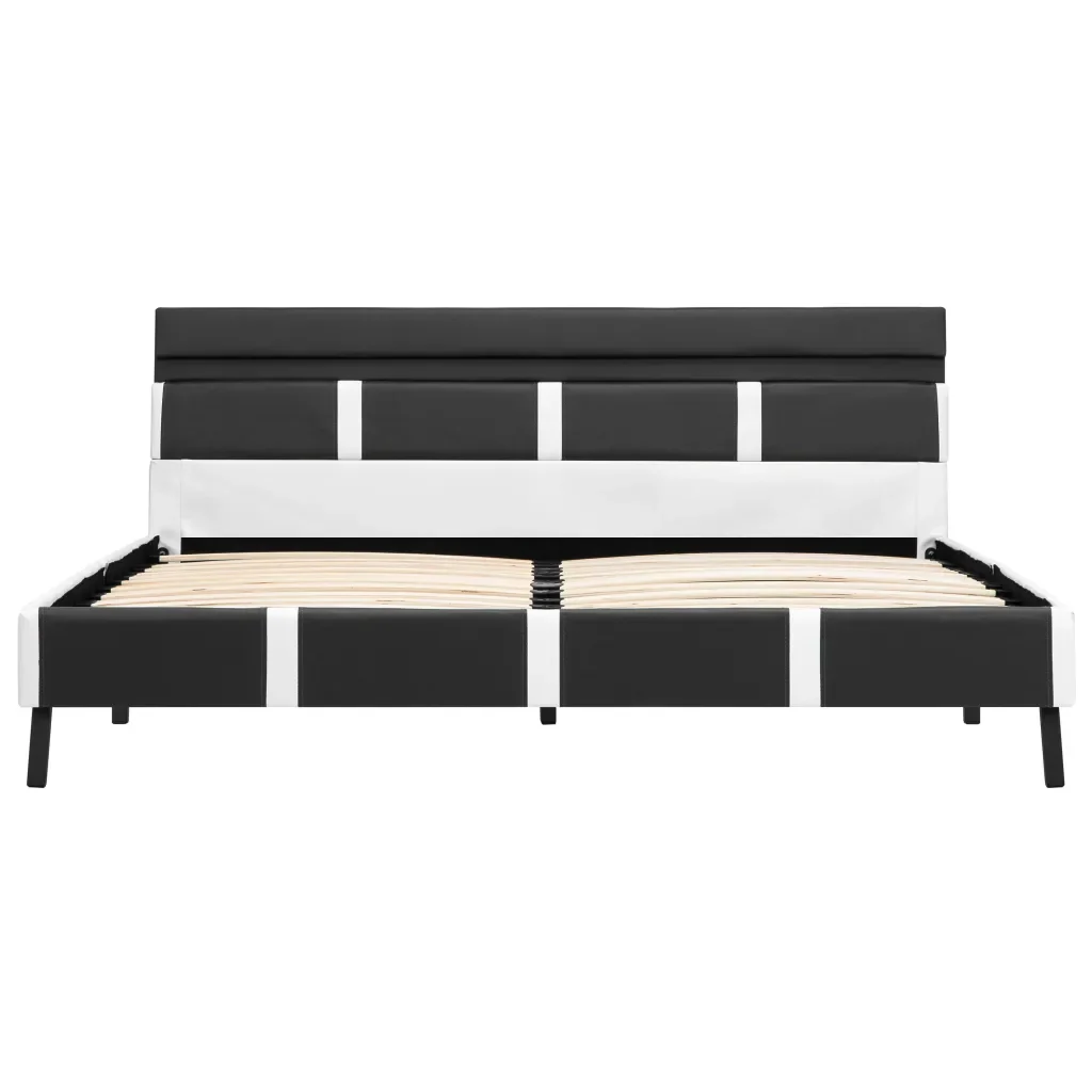 Letto matrimoniale | Letto per adulti | Giroletto con LED Grigio in Similpelle 120x200 cm - Image 5