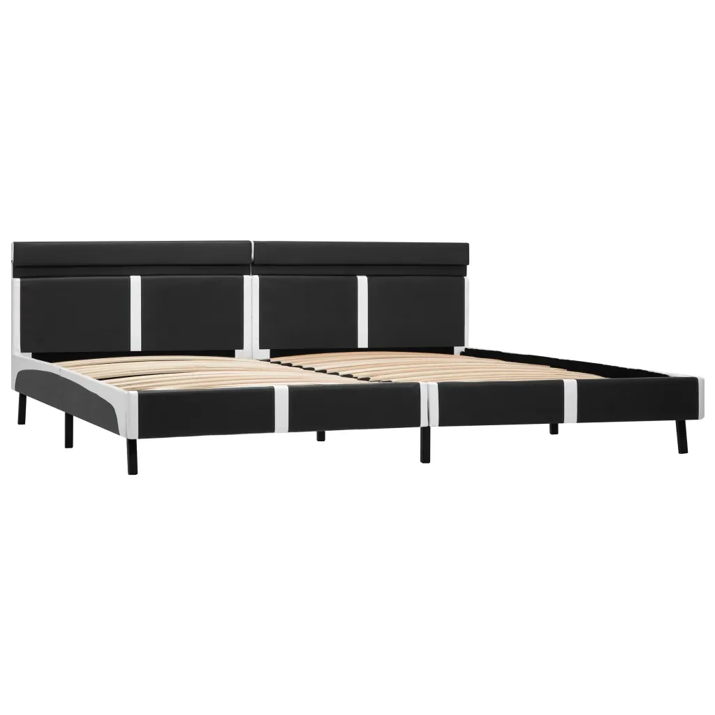 Letto matrimoniale | Letto per adulti | Giroletto con LED Grigio in Similpelle 180x200 cm - Image 3