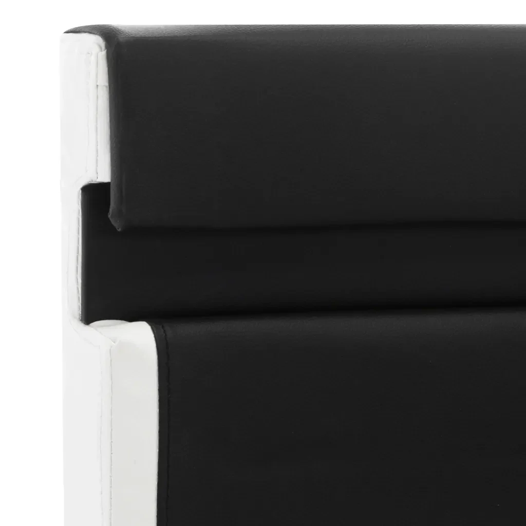 Letto matrimoniale | Letto per adulti | Giroletto con LED Nero in Similpelle 160x200 cm - Image 6
