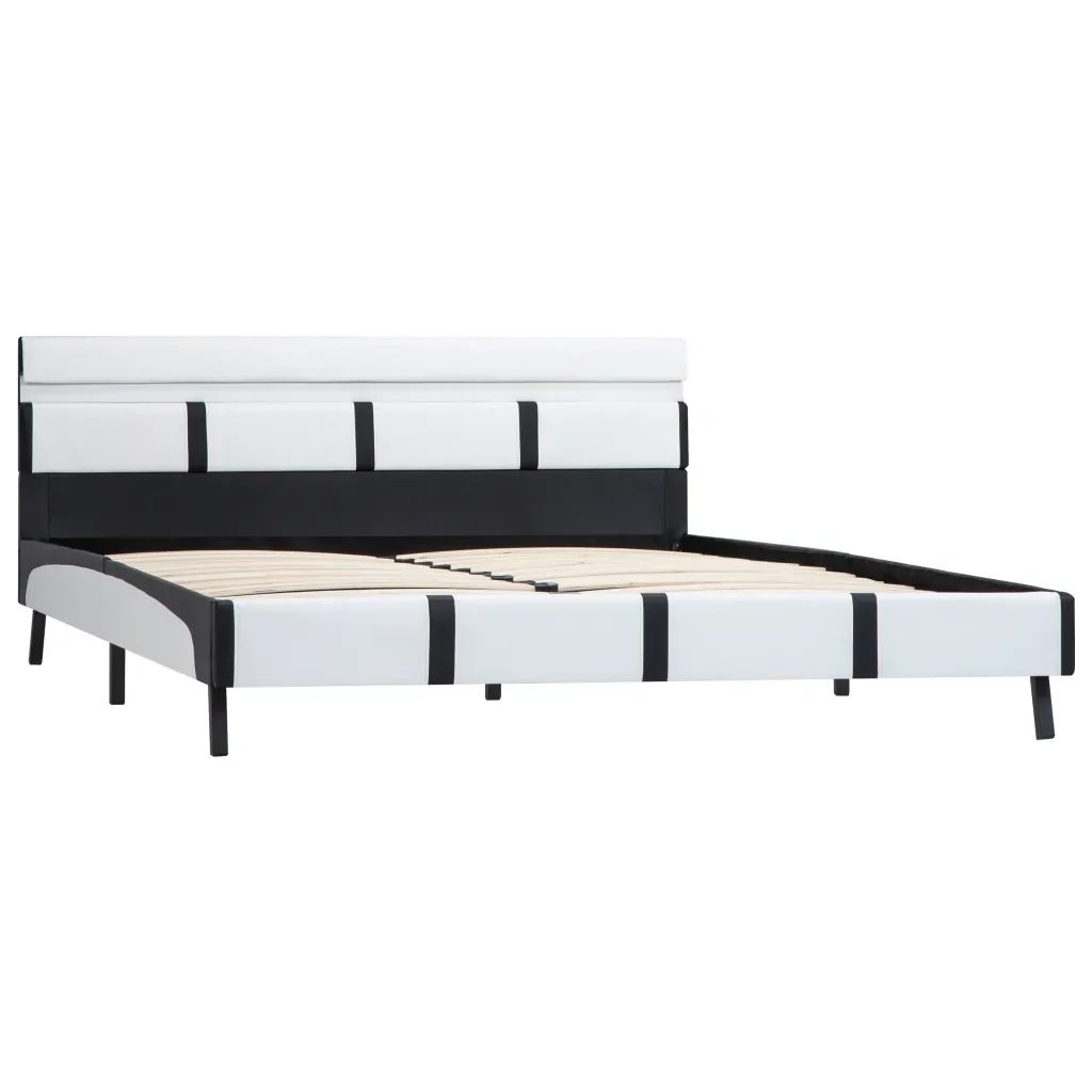 Letto matrimoniale | Letto per adulti | Giroletto con LED senza Materasso Bianco 120x200 cm - Image 3