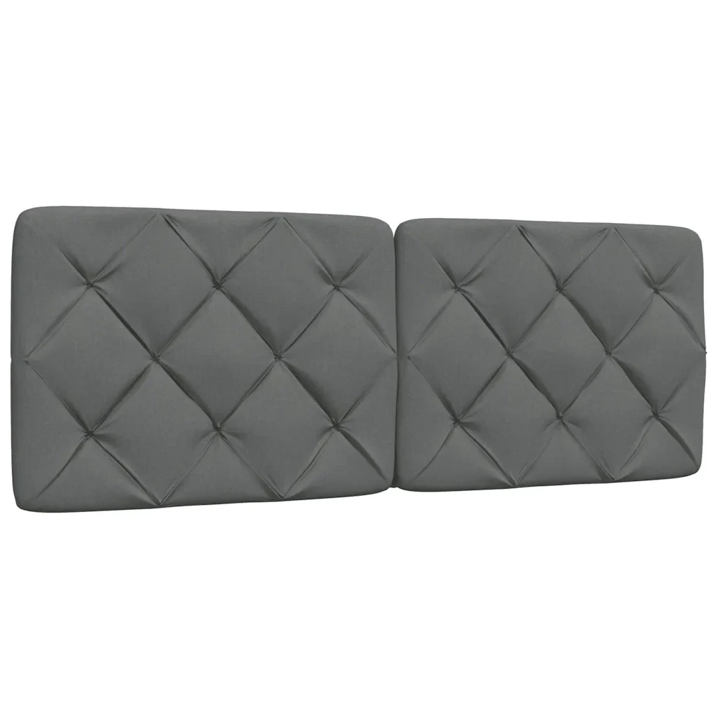 Letto matrimoniale | Letto per adulti | Giroletto con LED senza Materasso Grigio Scuro 140x190 cm - Image 7