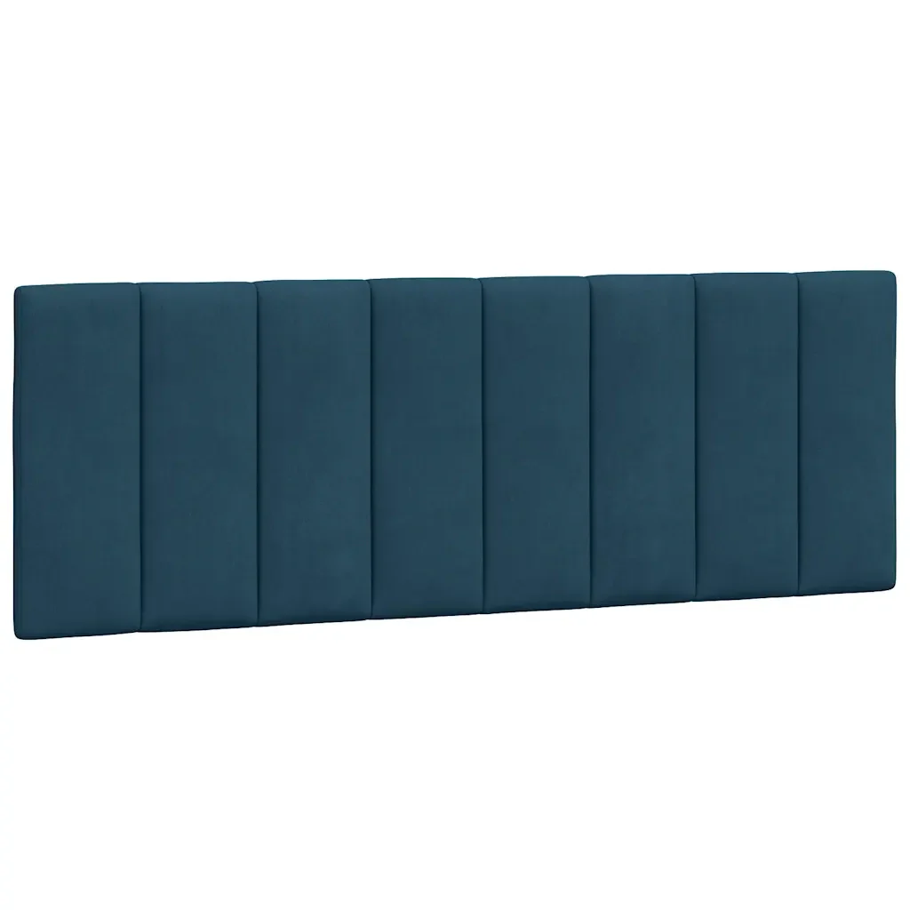 Letto matrimoniale | Letto per adulti | Giroletto con LED senza Materasso Hanko Blu 120x200 cm in Velluto - Image 10