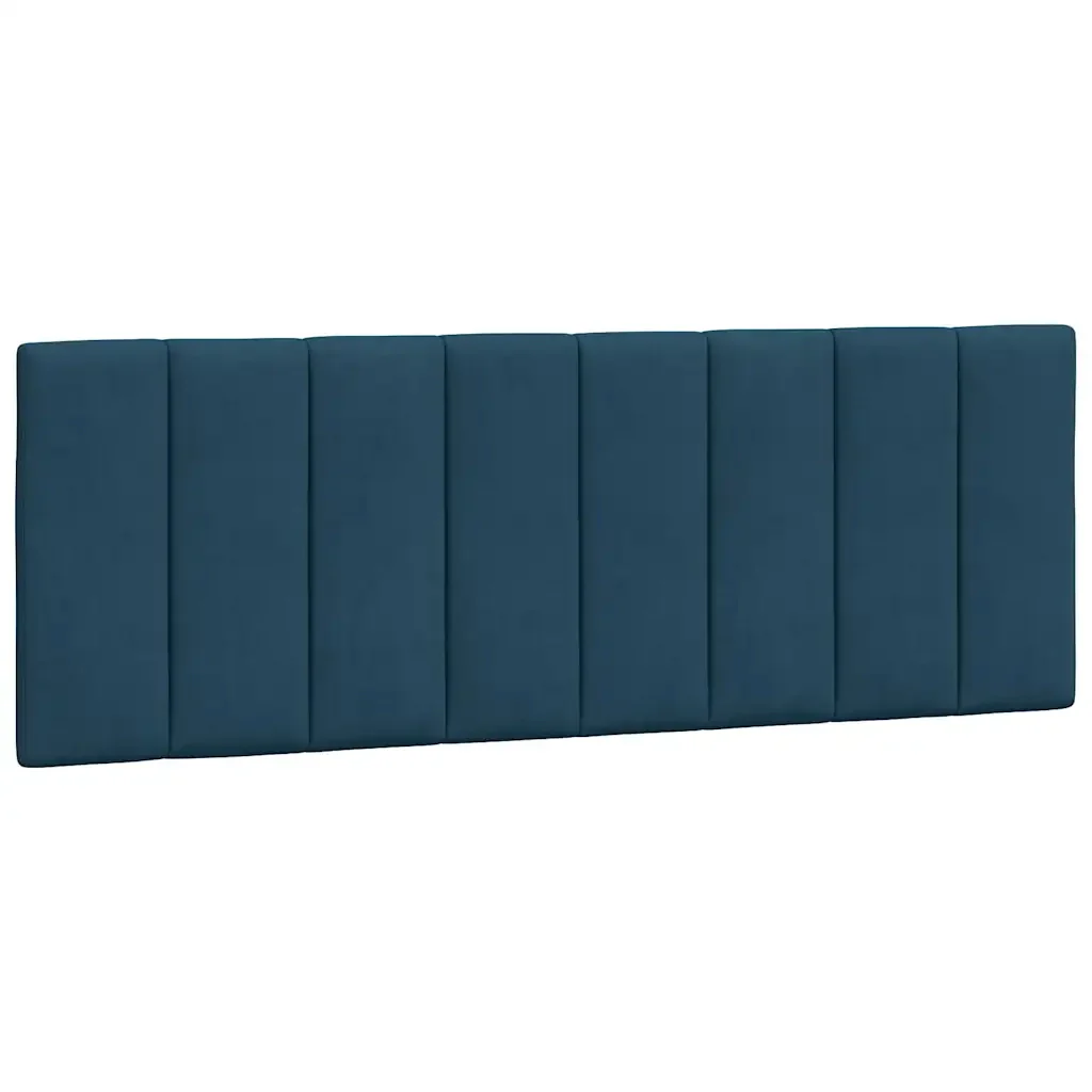 Letto matrimoniale | Letto per adulti | Giroletto con LED senza Materasso Hanko Blu 140x200 cm in Velluto - Image 10