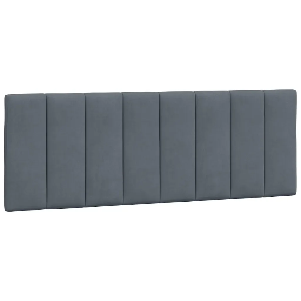Letto matrimoniale | Letto per adulti | Giroletto con LED senza Materasso Hanko Grigio Scuro 140x200 cm in Velluto - Image 10