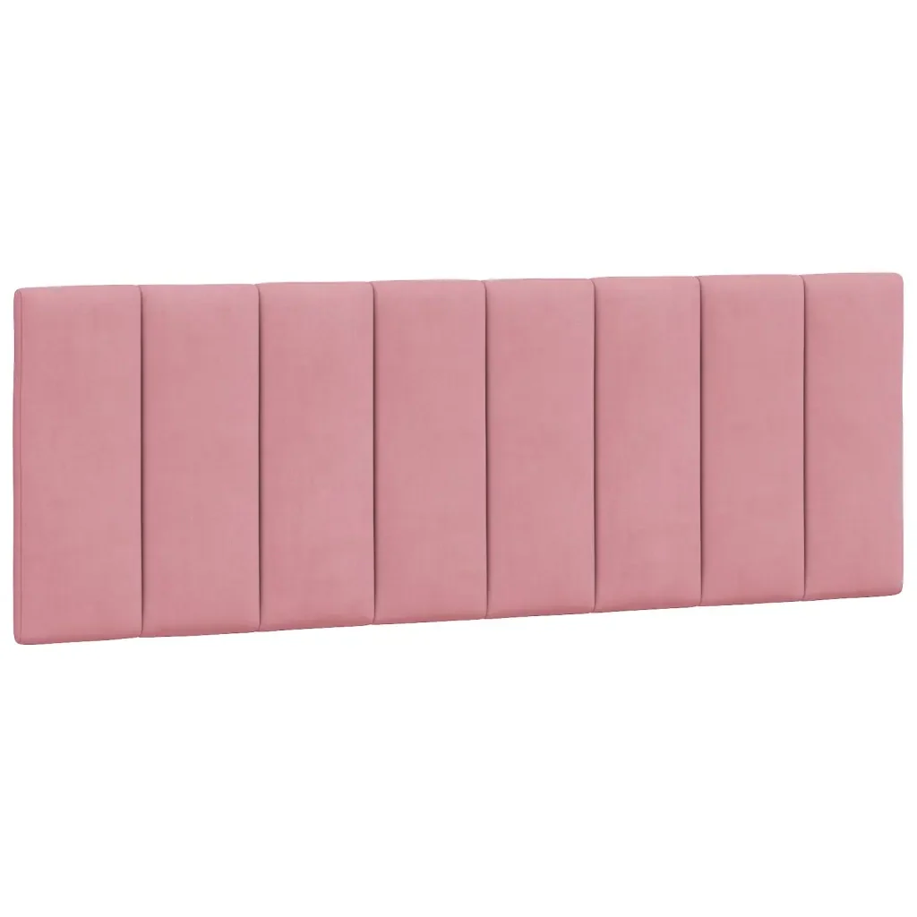 Letto matrimoniale | Letto per adulti | Giroletto con LED senza Materasso Hanko Rosa 140x200 cm in Velluto - Image 10
