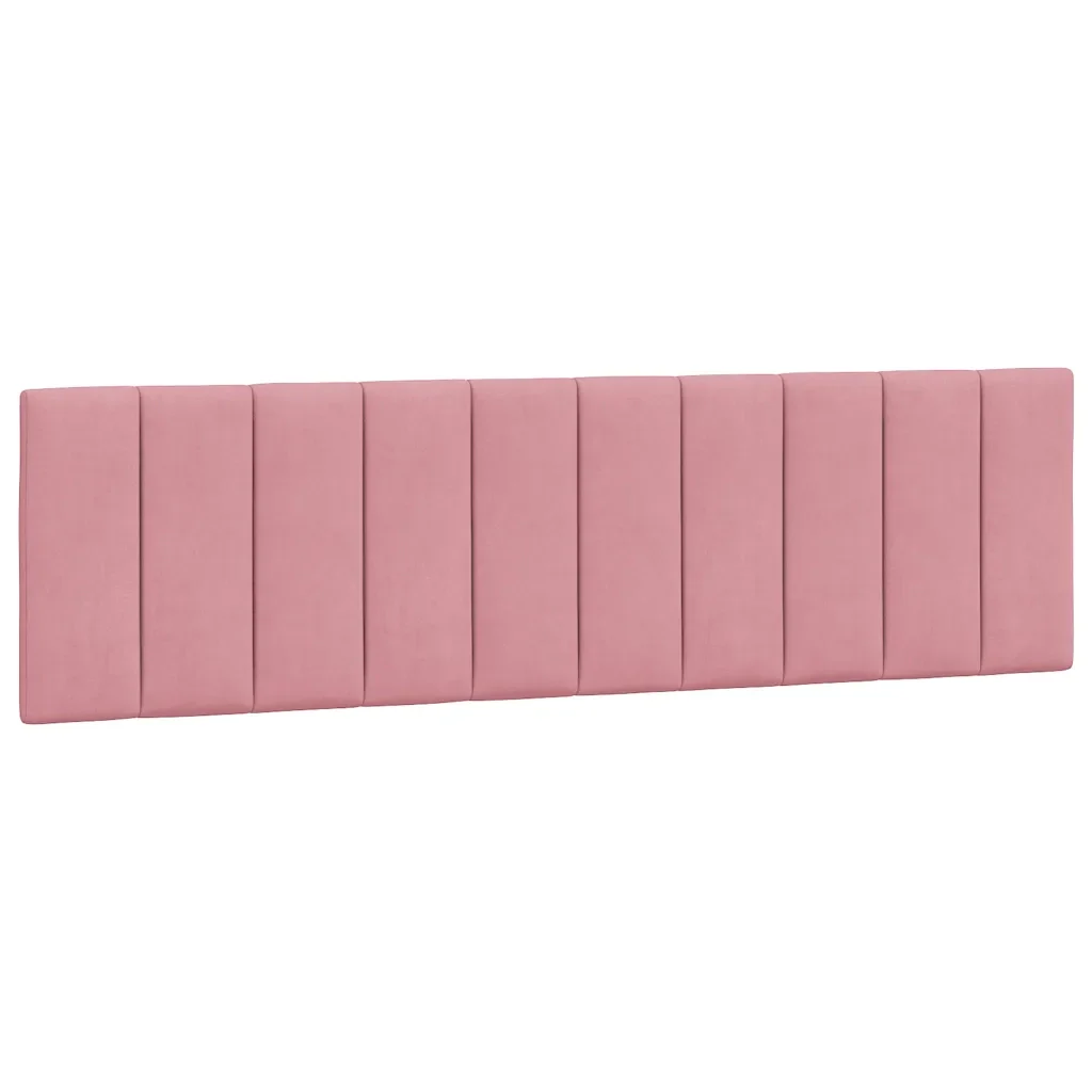 Letto matrimoniale | Letto per adulti | Giroletto con LED senza Materasso Hanko Rosa 180x200 cm in Velluto - Image 10