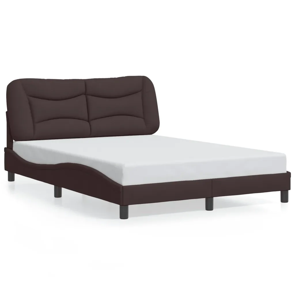 Letto matrimoniale | Letto per adulti | Giroletto con LED senza Materasso Hvar 140x200 cm Tessuto - Image 5