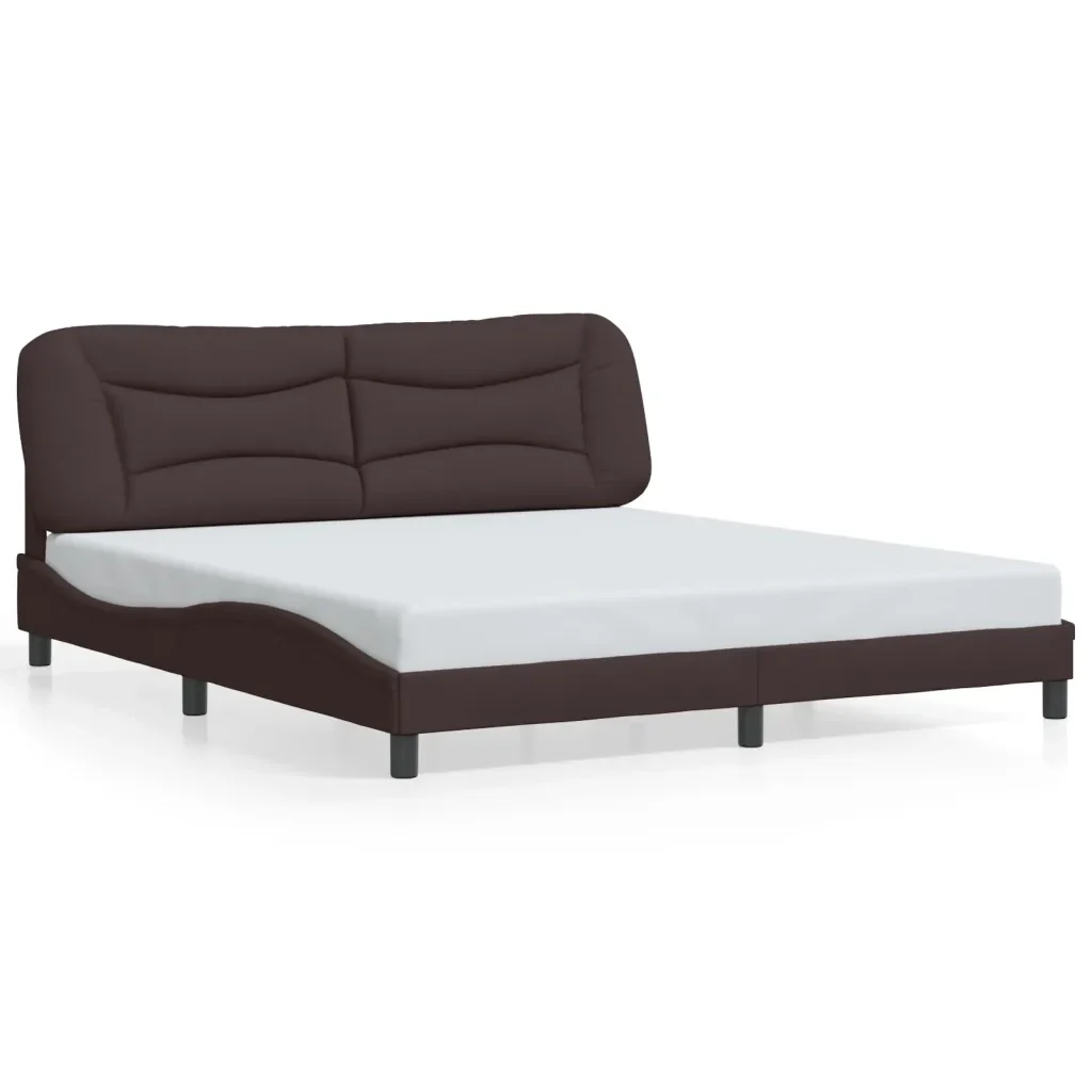 Letto matrimoniale | Letto per adulti | Giroletto con LED senza Materasso Hvar 180x200 cm Tessuto - Image 5