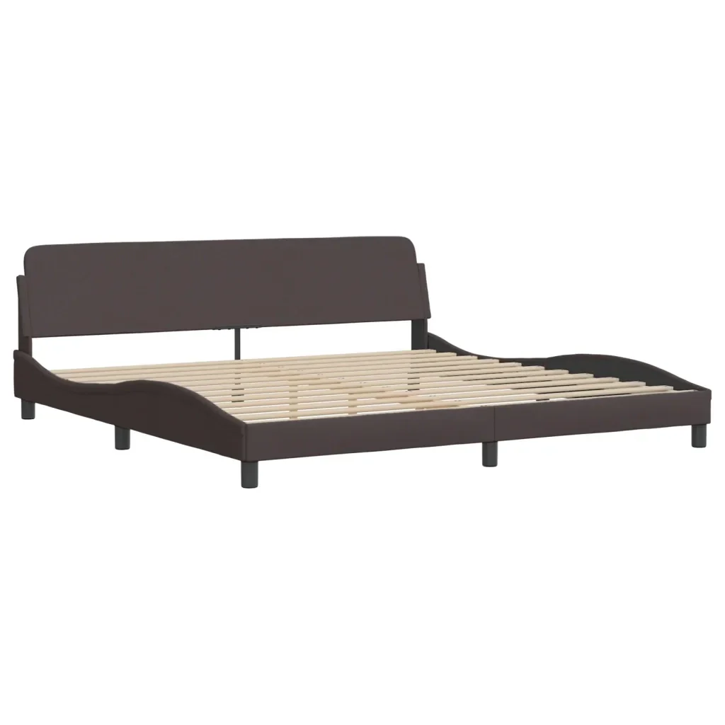 Letto matrimoniale | Letto per adulti | Giroletto con LED senza Materasso Hvar 200x200 cm in Tessuto - Image 7
