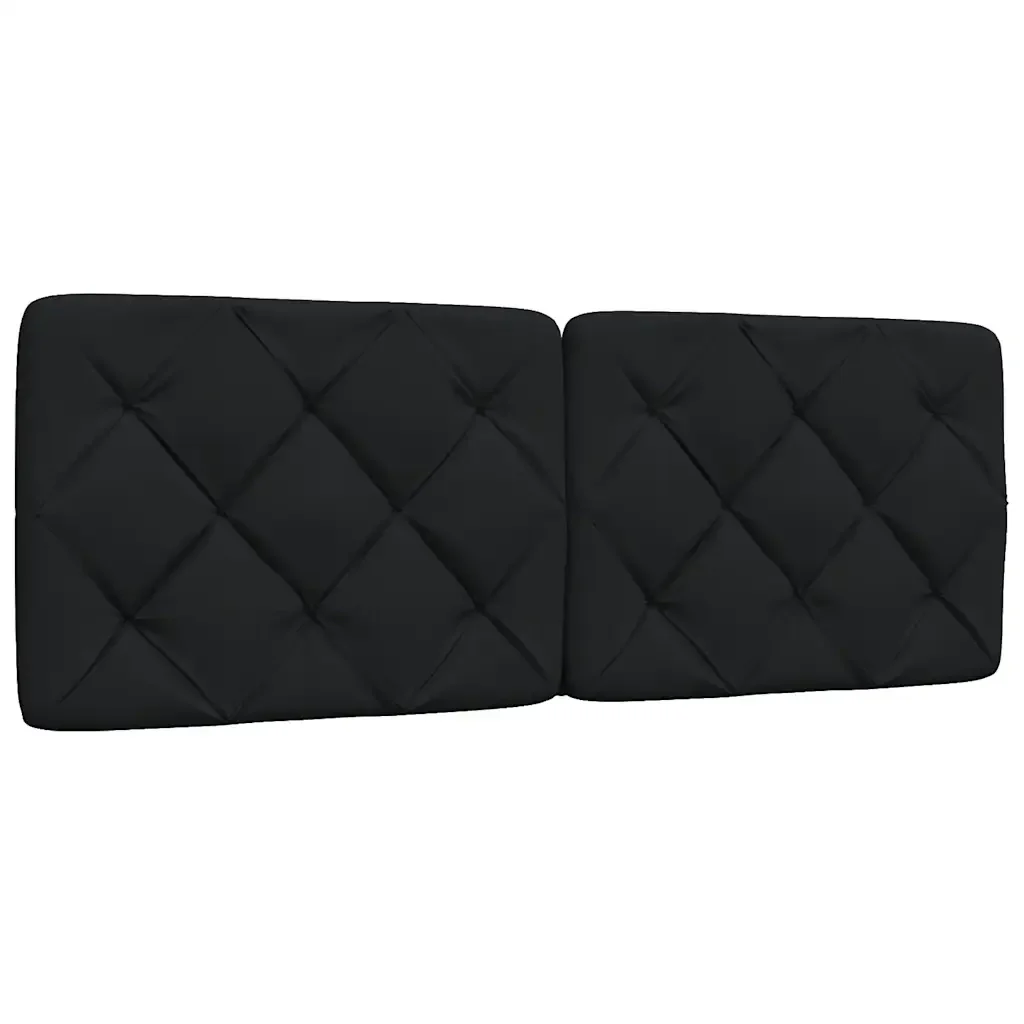 Letto matrimoniale | Letto per adulti | Giroletto con LED senza Materasso Nero 140x190 cm in Tessuto - Image 7