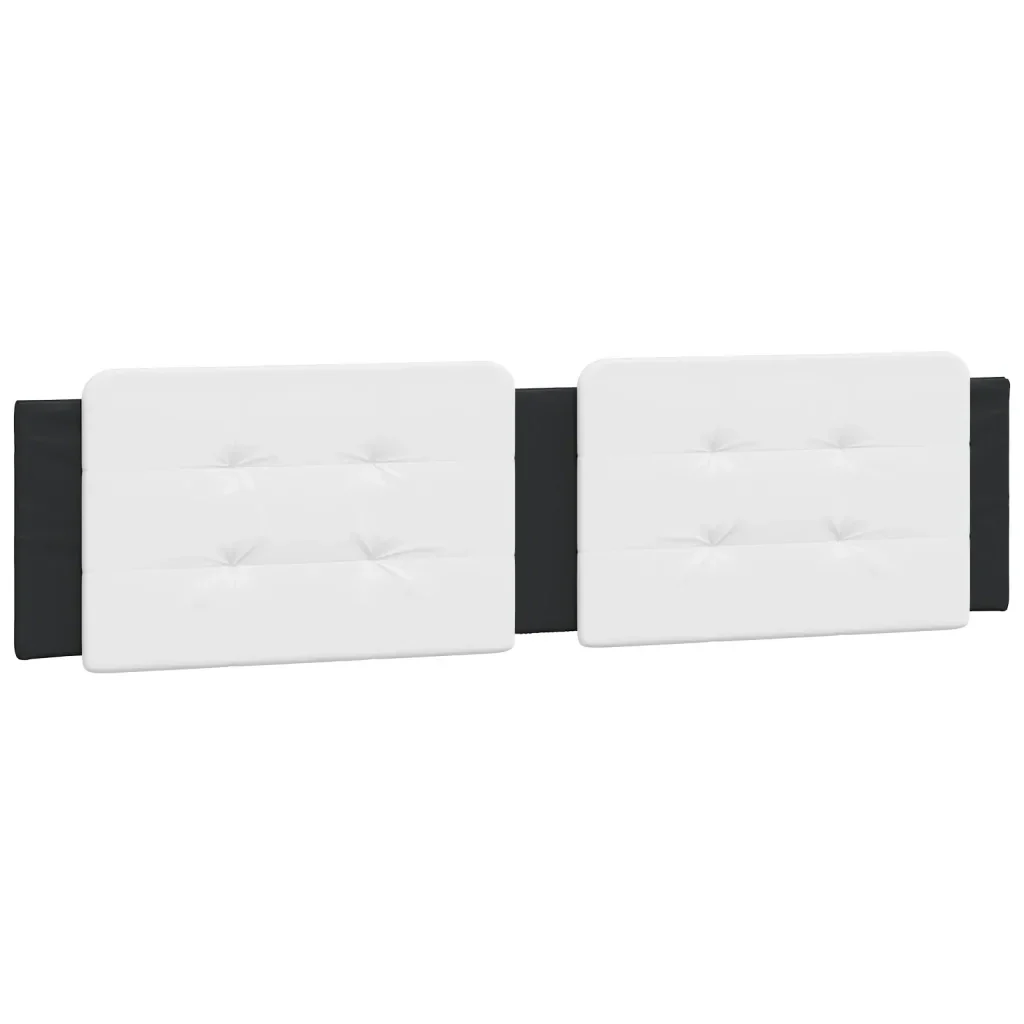 Letto matrimoniale | Letto per adulti | Giroletto con LED senza Materasso Zadar Bianco e Nero 160x200 cm - Image 10