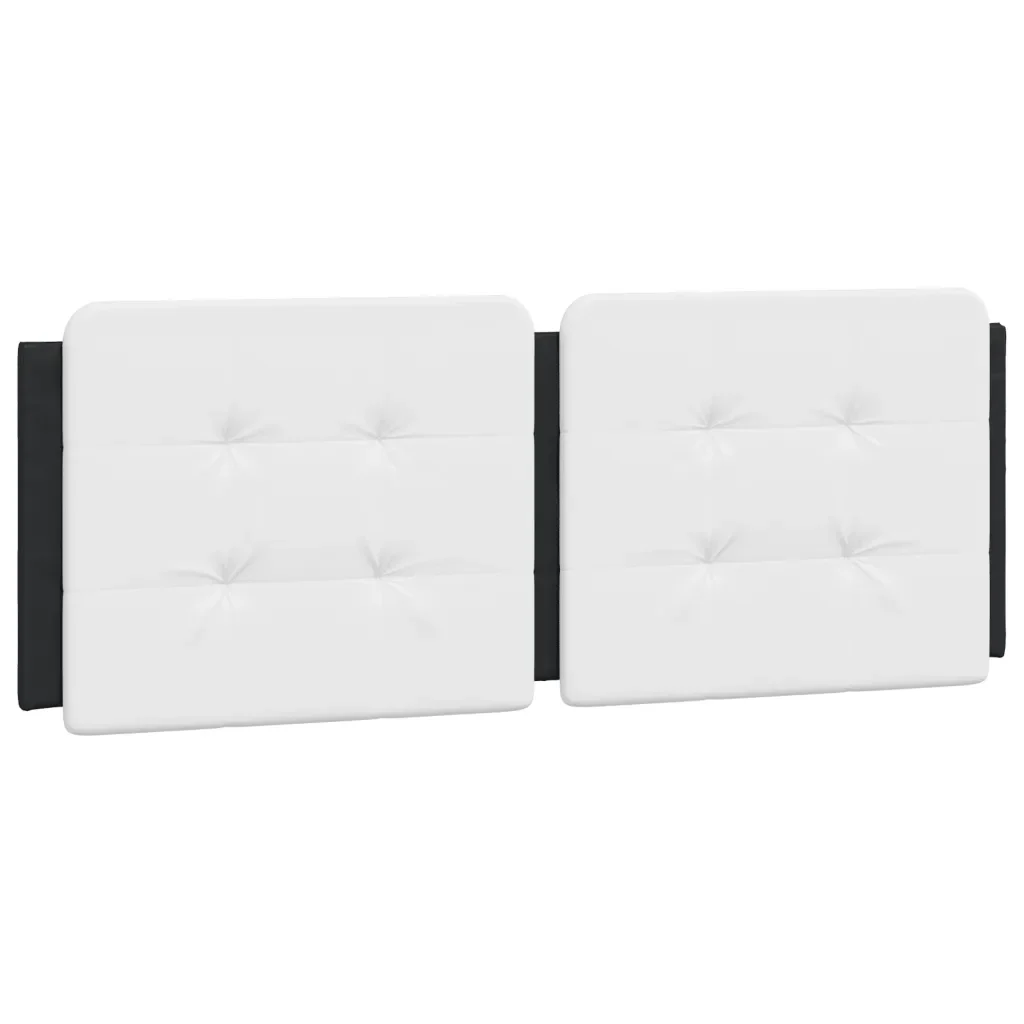Letto matrimoniale | Letto per adulti | Giroletto con LED senza Materasso Zadar Nero e Bianco 140x190 cm - Image 10