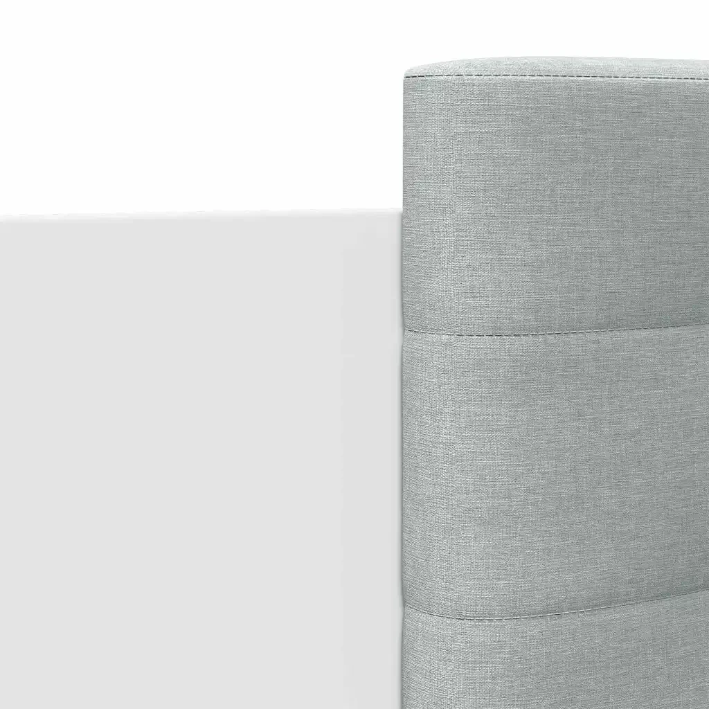 Letto matrimoniale | Letto per adulti | Giroletto con Testiera Bianco 200x200 cm in Legno Multistrato - Image 7