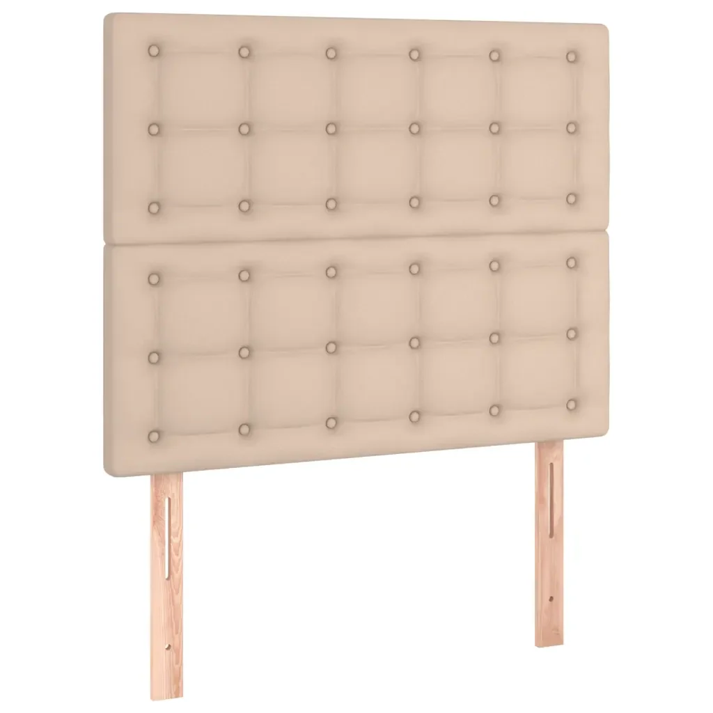 Letto matrimoniale | Letto per adulti | Giroletto con Testiera Cappuccino 120x200 cm in Similpelle - Image 9