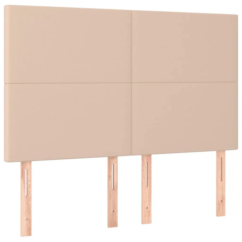 Letto matrimoniale | Letto per adulti | Giroletto con Testiera Cappuccino 140x190 cm in Similpelle - Image 9
