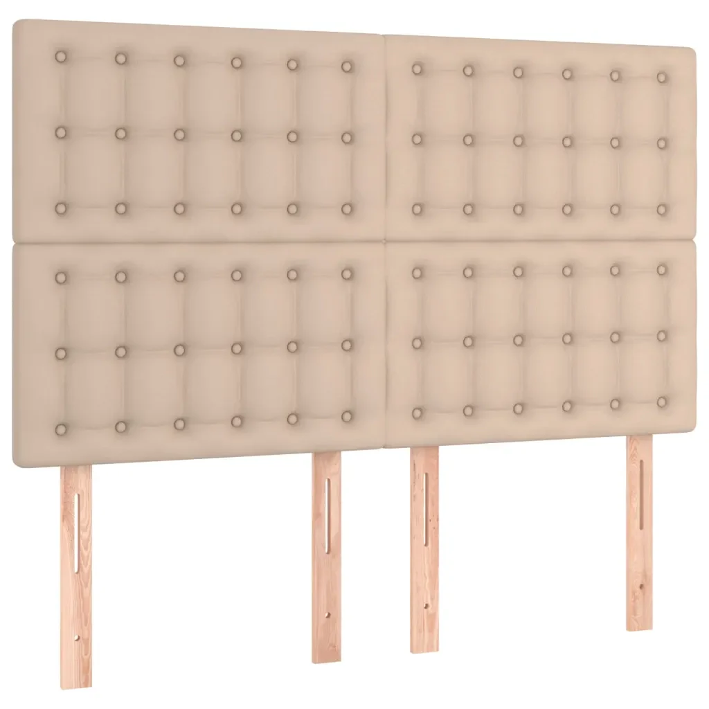 Letto matrimoniale | Letto per adulti | Giroletto con Testiera Cappuccino 140x200 cm in Similpelle - Image 9