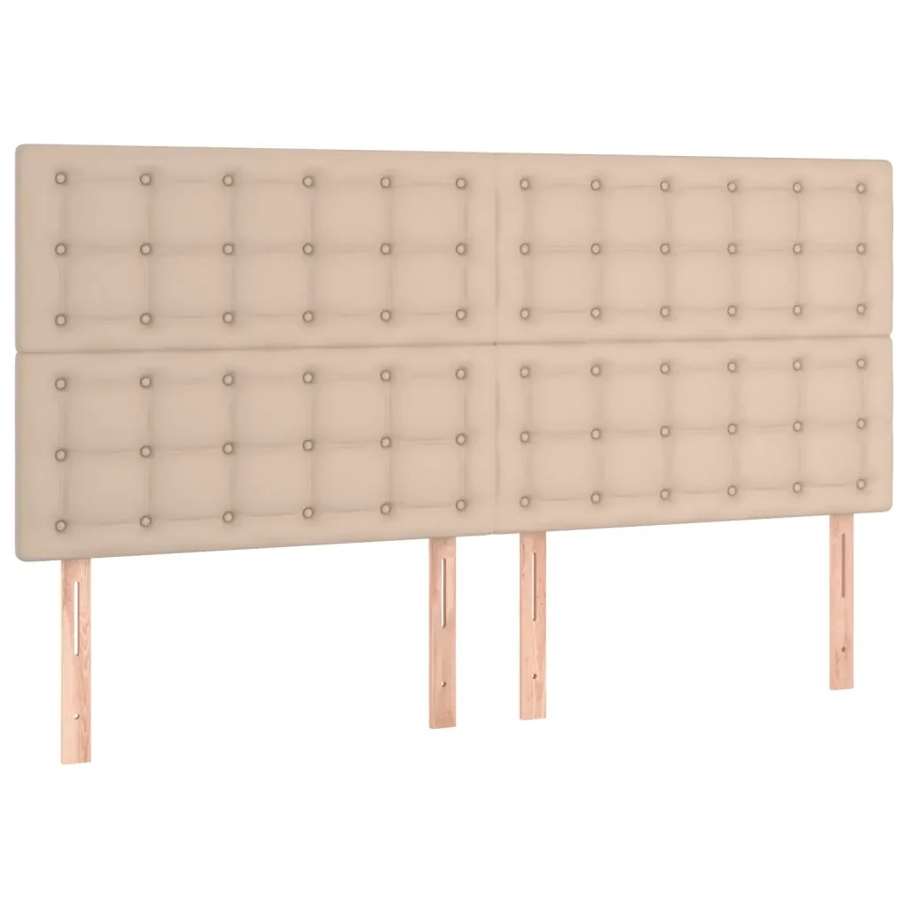 Letto matrimoniale | Letto per adulti | Giroletto con Testiera Cappuccino 160x200 cm in Similpelle - Image 9
