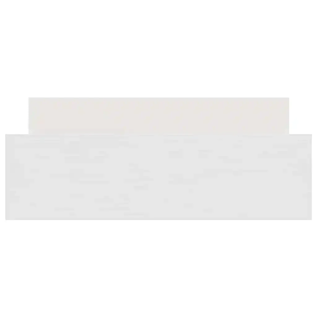 Letto matrimoniale | Letto per adulti | Giroletto con Testiera e Pediera Bianco 135x190 cm - Image 5
