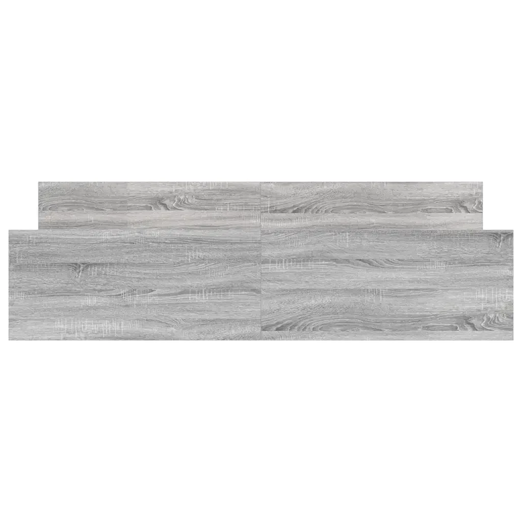 Letto matrimoniale | Letto per adulti | Giroletto con Testiera e Pediera Grigio Sonoma 160x200 cm - Image 5