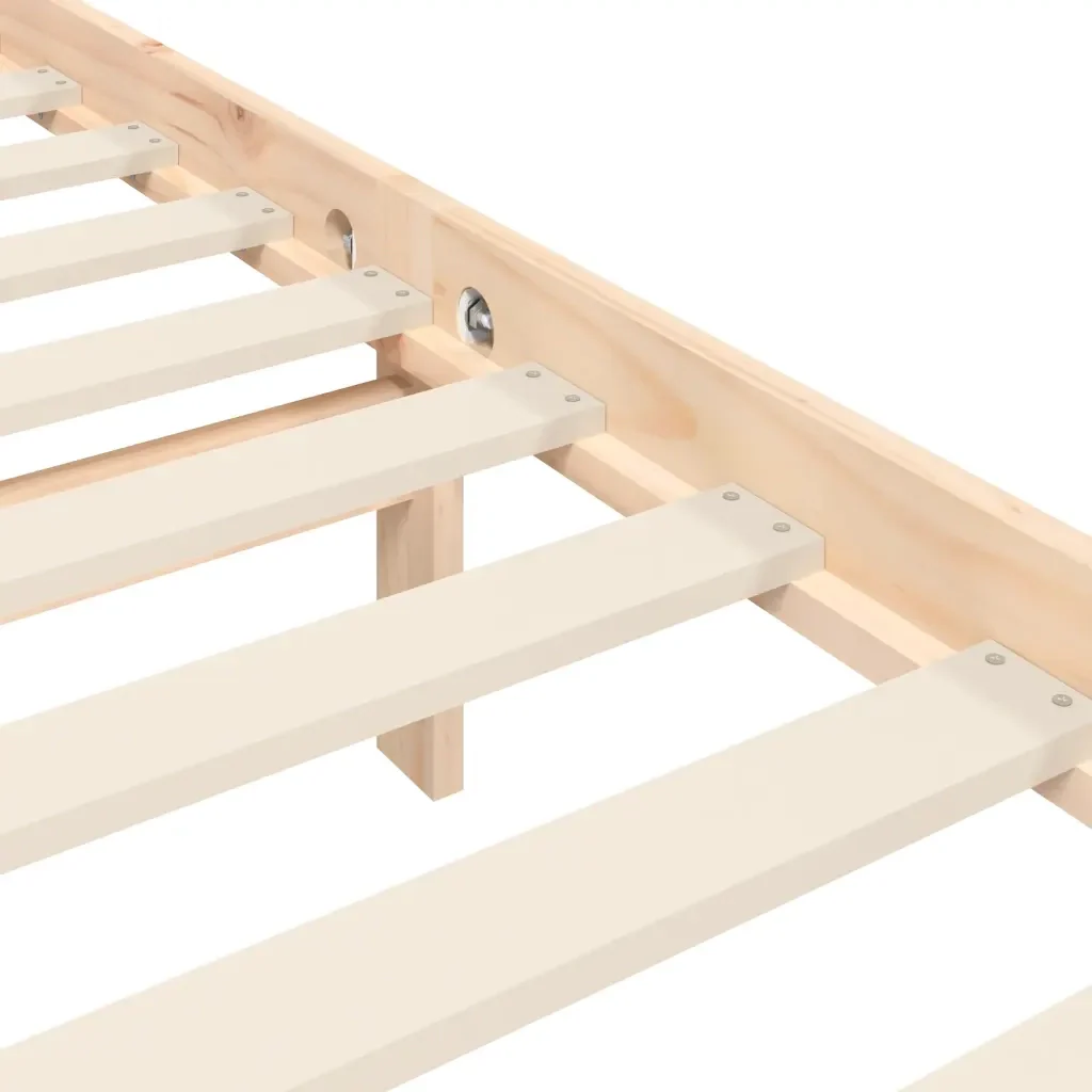 Letto matrimoniale | Letto per adulti | Giroletto con Testiera King Size in Legno Massello - Image 10