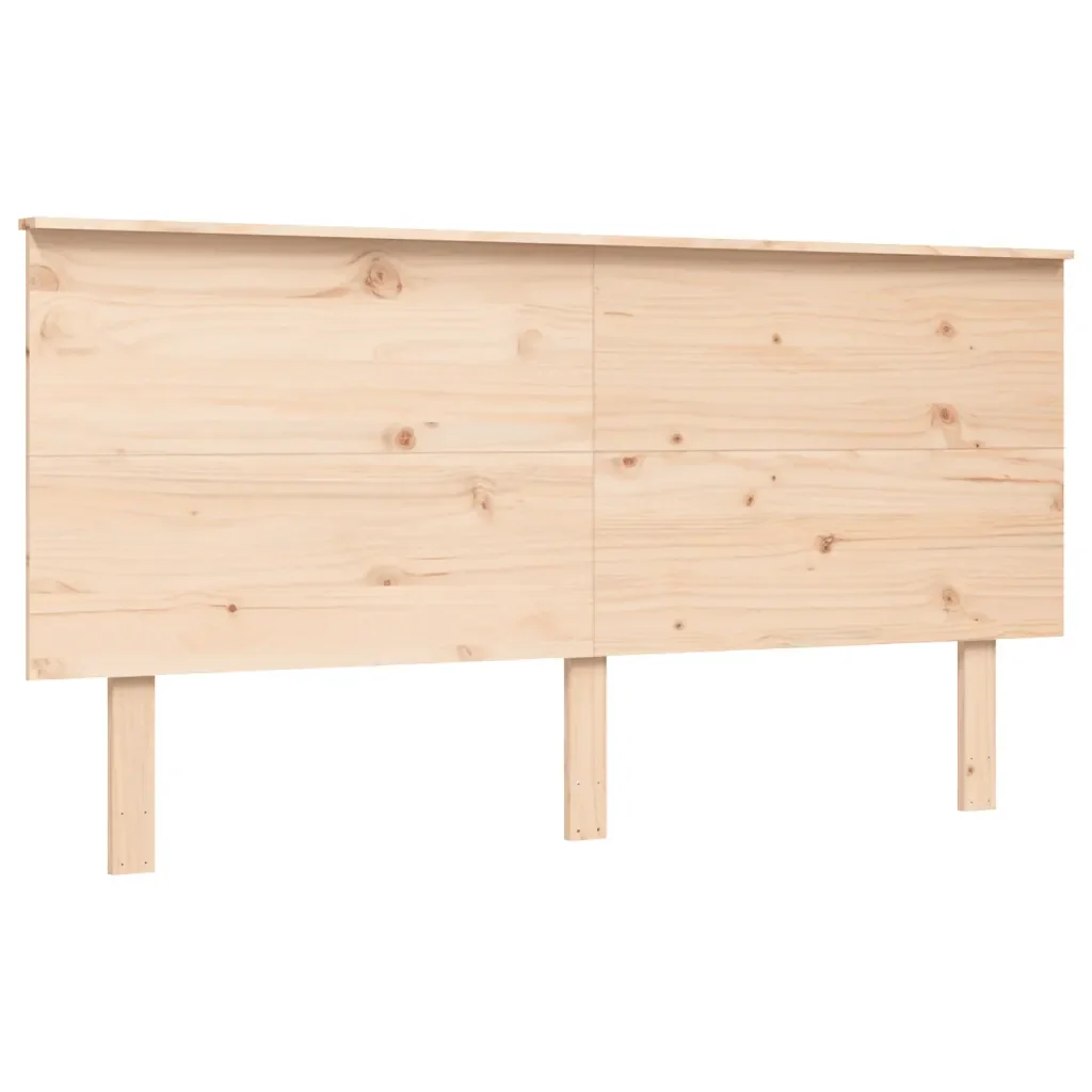 Letto matrimoniale | Letto per adulti | Giroletto con Testiera King Size in Legno Massello - Image 8