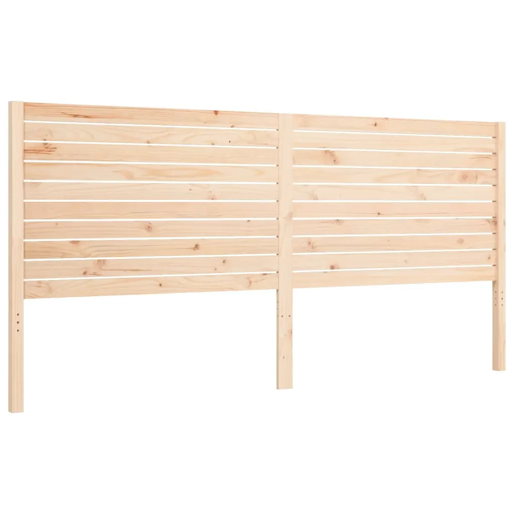Letto matrimoniale | Letto per adulti | Giroletto con Testiera Super King Size in Legno Massello - Image 8
