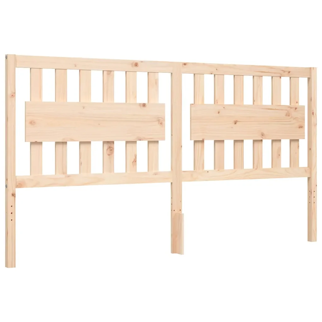 Letto matrimoniale | Letto per adulti | Giroletto con Testiera Super King Size in Legno Massello - Image 8
