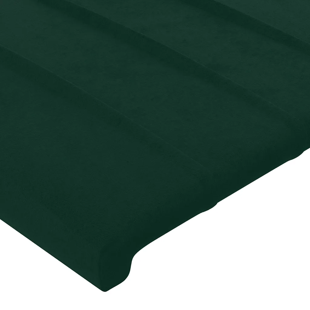 Letto matrimoniale | Letto per adulti | Giroletto con Testiera Verde Scuro 180x200 cm in Velluto - Image 10
