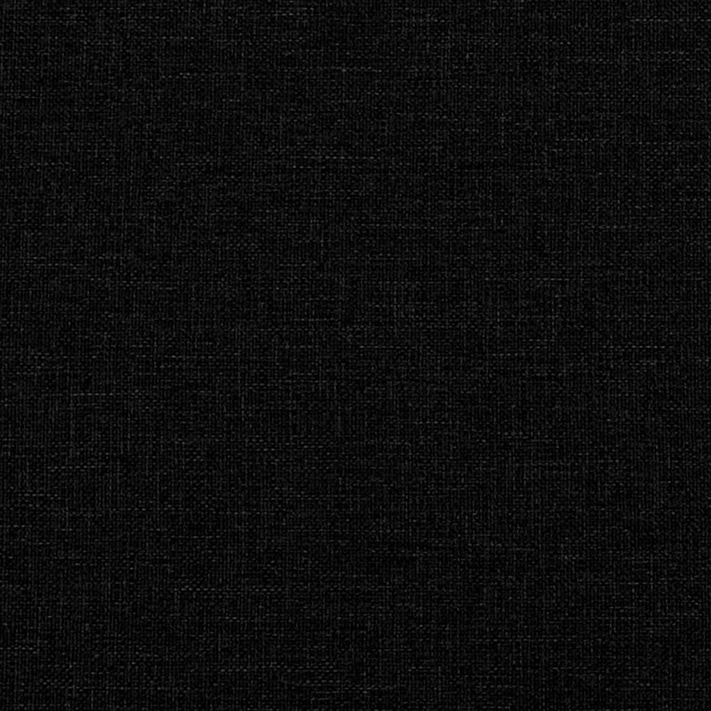 Letto matrimoniale | Letto per adulti | Giroletto Dover Nero 200x200 cm in Tessuto - Image 8