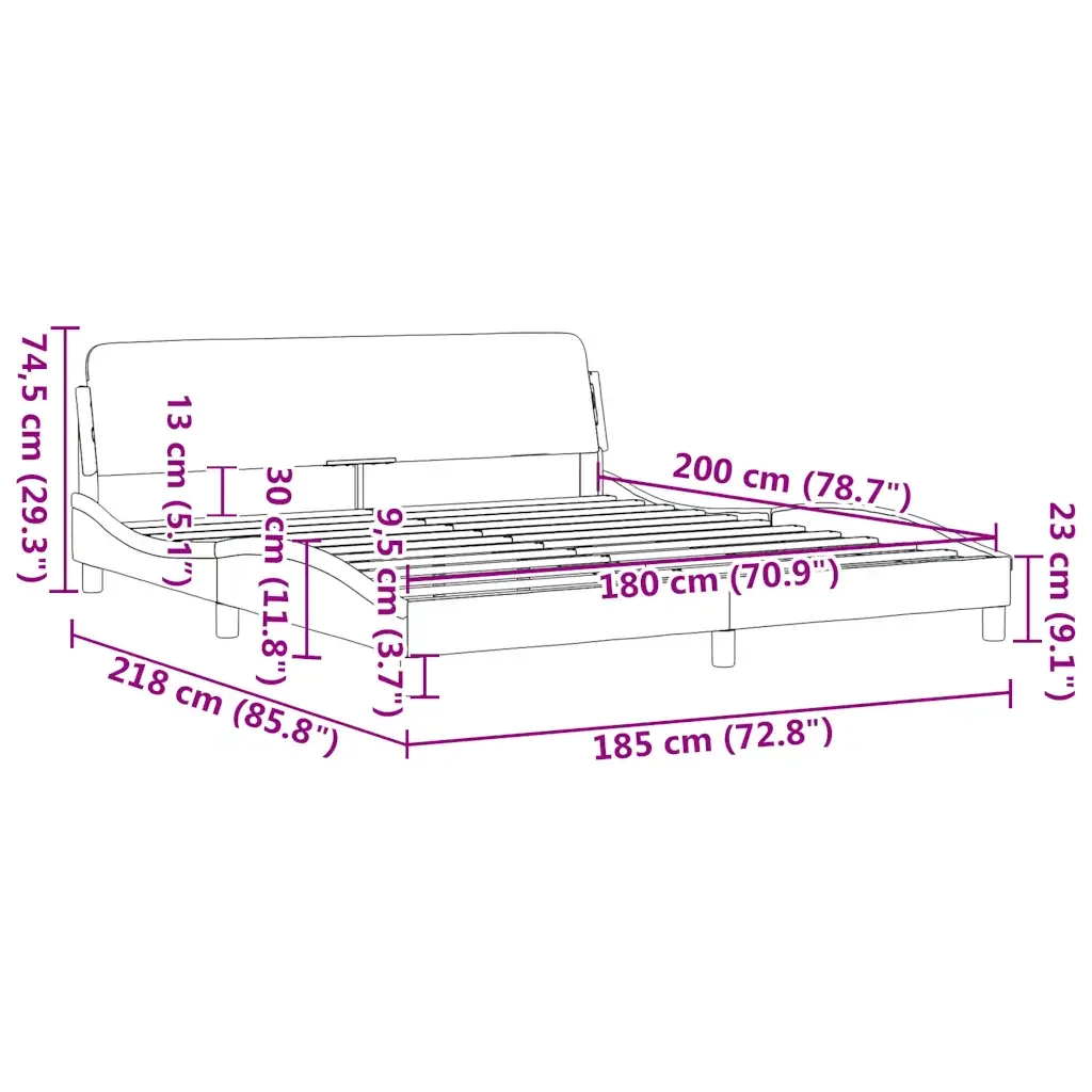 Letto matrimoniale | Letto per adulti | Giroletto Dover Verde Scuro 180x200 cm in Velluto - Image 9