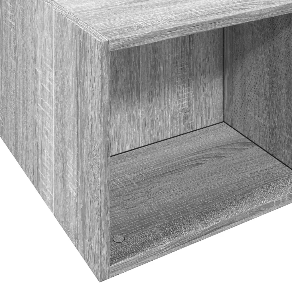 Letto matrimoniale | Letto per adulti | Giroletto Grigio Sonoma 140x200 cm in Legno Multistrato - Image 7