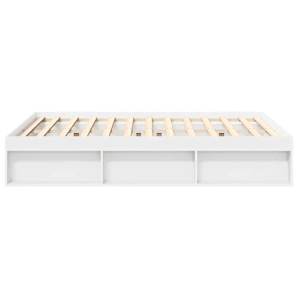 Letto matrimoniale | Letto per adulti | Giroletto in Bianco 140x200 cm - Image 6