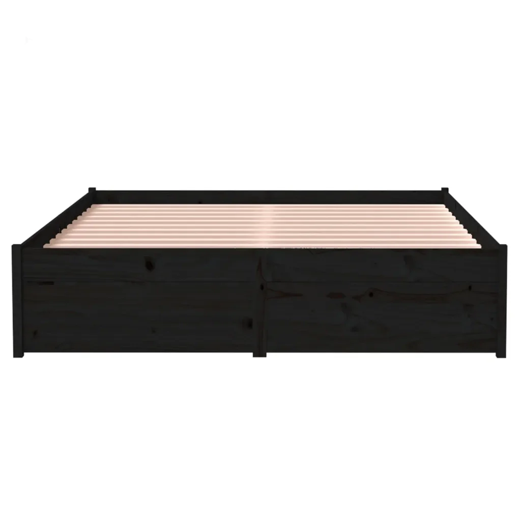 Letto matrimoniale | Letto per adulti | Giroletto in Legno Massello 120x190 cm Small Double - Image 5