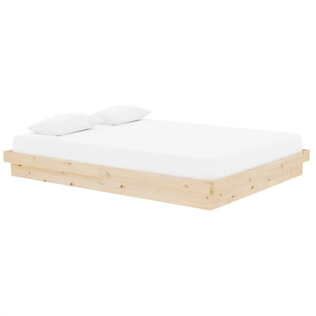 Letto matrimoniale | Letto per adulti | Giroletto in Legno Massello 150x200 cm King Size - Image 3