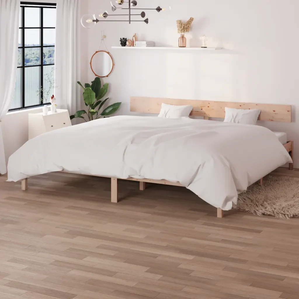 Letto matrimoniale | Letto per adulti | Giroletto in Legno Massello 180x200 cm Super King - Image 2
