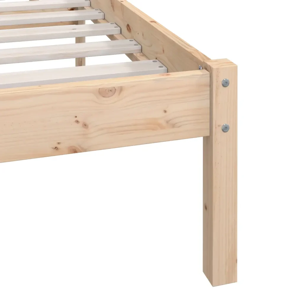 Letto matrimoniale | Letto per adulti | Giroletto in Legno Massello 180x200 cm Super King - Image 7