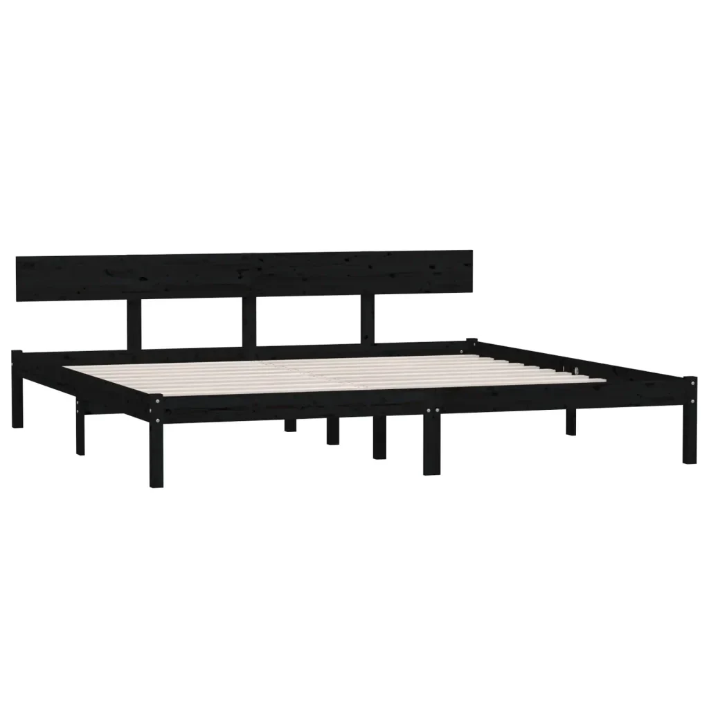Letto matrimoniale | Letto per adulti | Giroletto in Legno Massello 180x200 cm Super King - Image 3