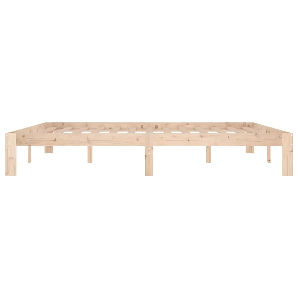 Letto matrimoniale | Letto per adulti | Giroletto in Legno Massello 180x200 cm Super King - Image 5