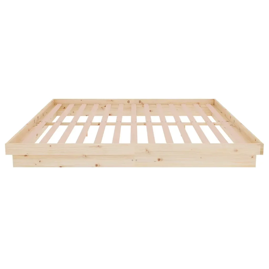 Letto matrimoniale | Letto per adulti | Giroletto in Legno Massello 180x200 cm Super King - Image 6
