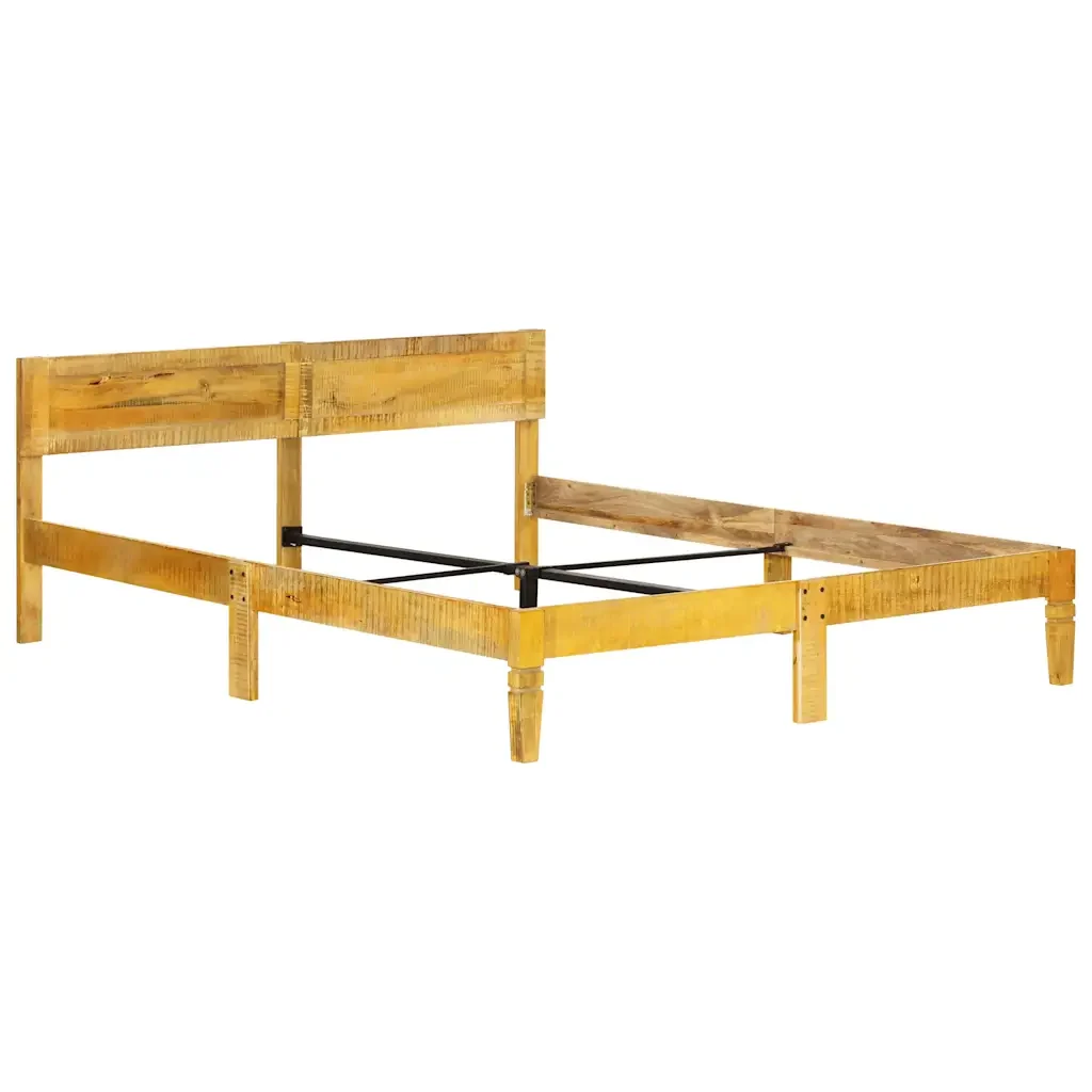 Letto matrimoniale | Letto per adulti | Giroletto in Legno Massello di Mango 180 cm - Image 10