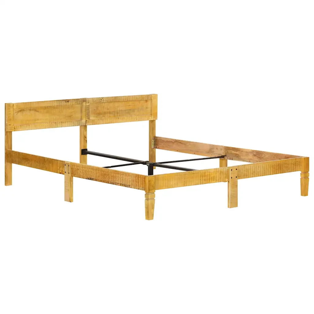 Letto matrimoniale | Letto per adulti | Giroletto in Legno Massello di Mango 180 cm - Image 2