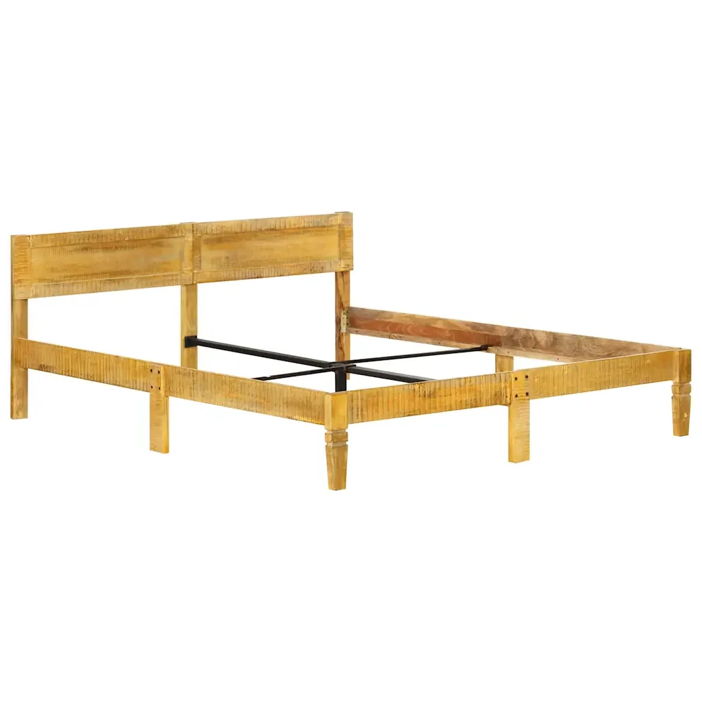 Letto matrimoniale | Letto per adulti | Giroletto in Legno Massello di Mango 180 cm - Image 8