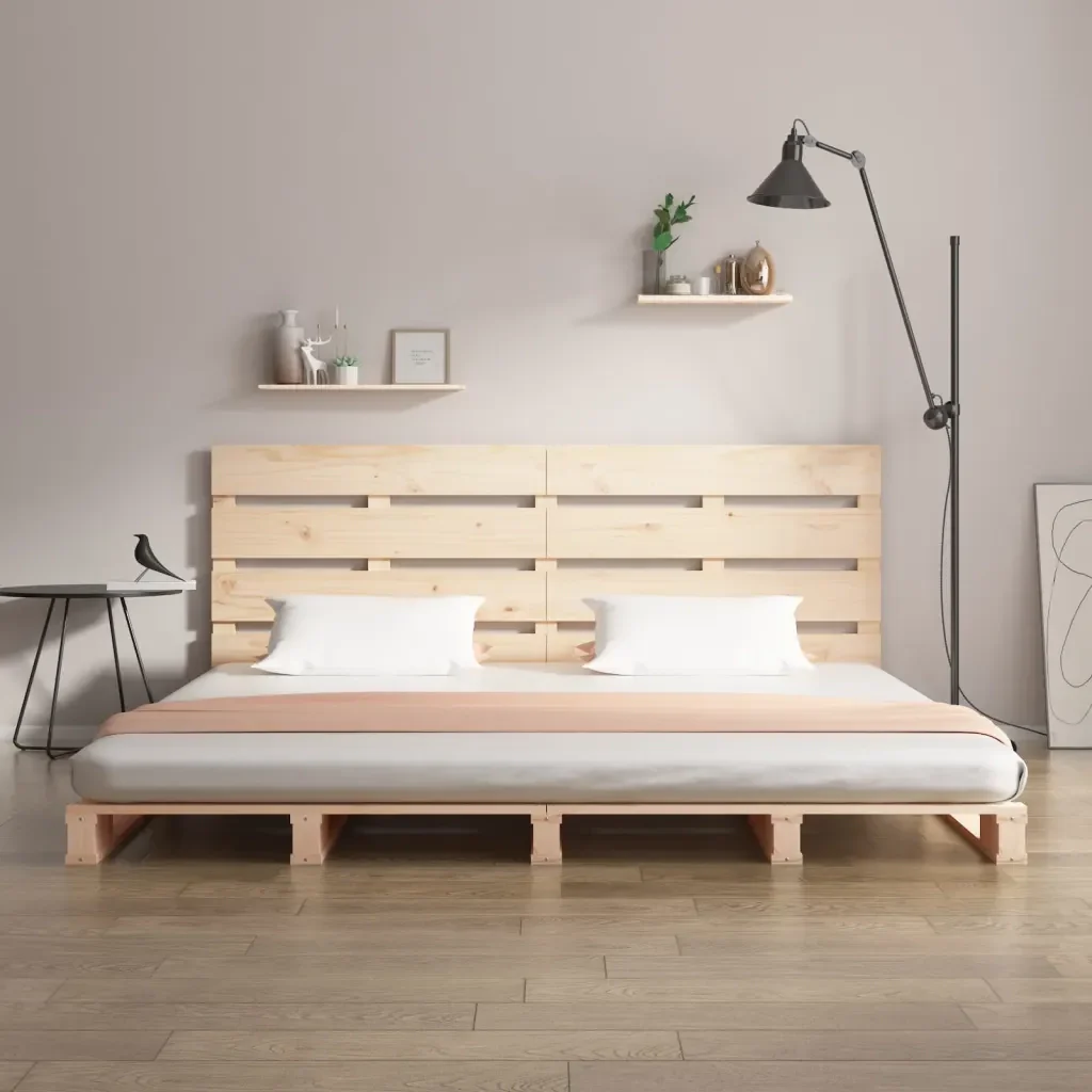Letto matrimoniale | Letto per adulti | Giroletto in Legno Massello di Pino 120x190 cm Small Double - Image 4